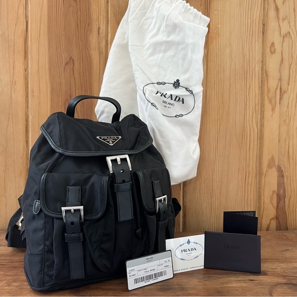 Authentic Prada Zaino Backpack, vintage early 2000’s. NWOT NEVER USED! - Picture 1 of 11